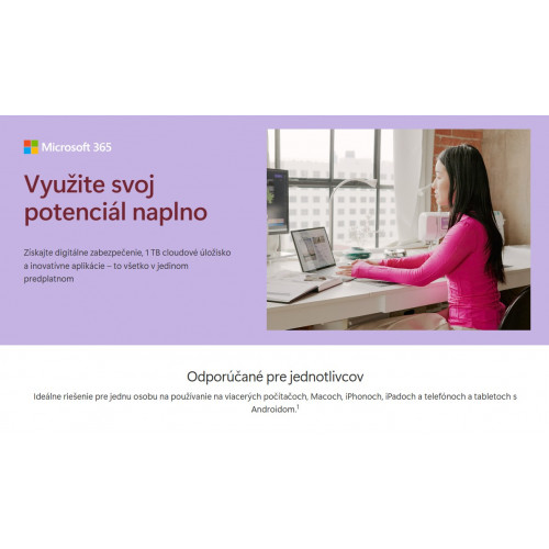 Microsoft 365 pre jednotlivcov