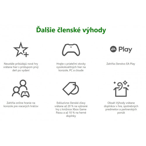 Xbox Game Pass Ultimate 3 mesiace