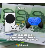 Xbox Series S + Xbox Wireless Controller Elite Series 2 Core - (Blue) + 100€ poukaz bundle