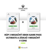 Xbox Game Pass Ultimate 3 mesiace + 1 mesiac v cene !