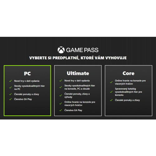Xbox Game Pass pre PC 3 mesiace