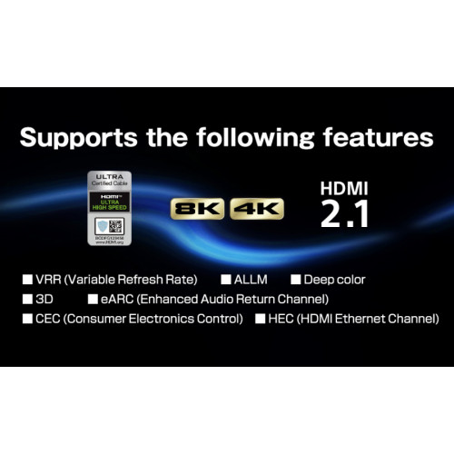 PS5 Ultra High Speed 8K HDMI 2.1 Cable