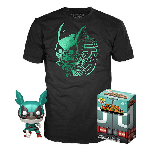 Funko POP & Tee: My Hero Academia - Deku + Tričko