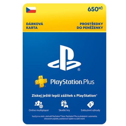 PlayStation Network Card 650 CZK