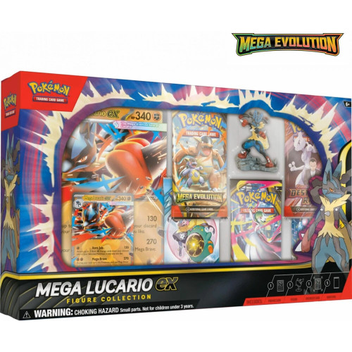 Pokémon TCG: Mega Lucario ex Figure Collection