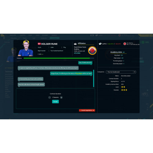 Tennis Manager 2022
