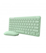 TRUST LYRA WL KEYBOARD & MOUSE US (myš+kláv) zelená