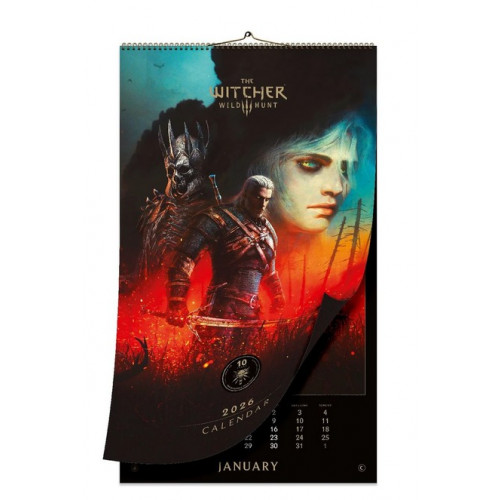 GLO THE WITCHER 3: WILD HUNT 10TH ANNIVERSARY CALENDAR 2026