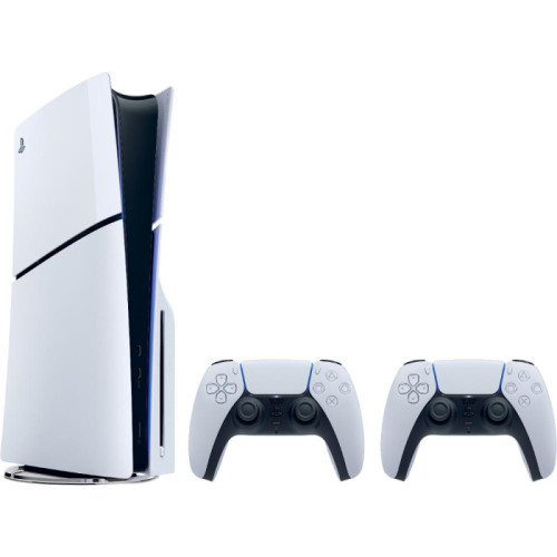 PlayStation 5 Slim + 2x DS white
