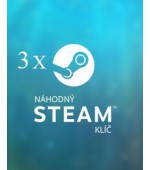 3x Náhodný Steam kľúč