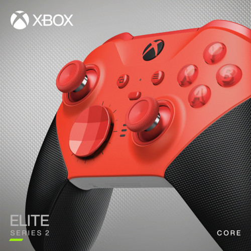 Xbox Wireless Controller Elite Series 2 Core - (Red) + Game Pass pre PC na 3 mesiace