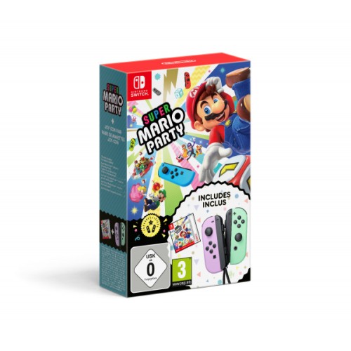 SWITCH Super Mario Party + Joy-Con Pastel P/G