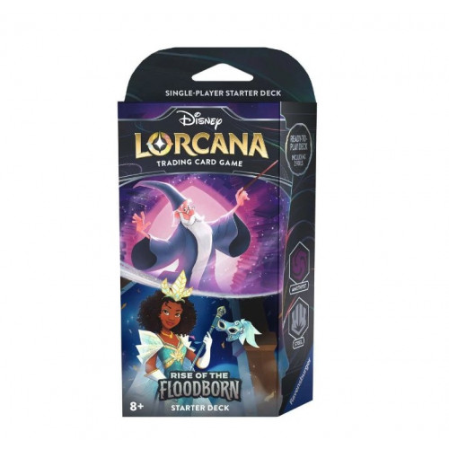 Disney Lorcana: Rise of the Floodborn TCG Starter Deck Amethyst & Steel